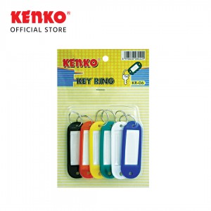 KEY RING KR-06 color 6pc/card