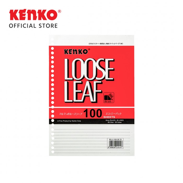 LOOSE LEAF B5-LL 100-2670 (100 Sheet)