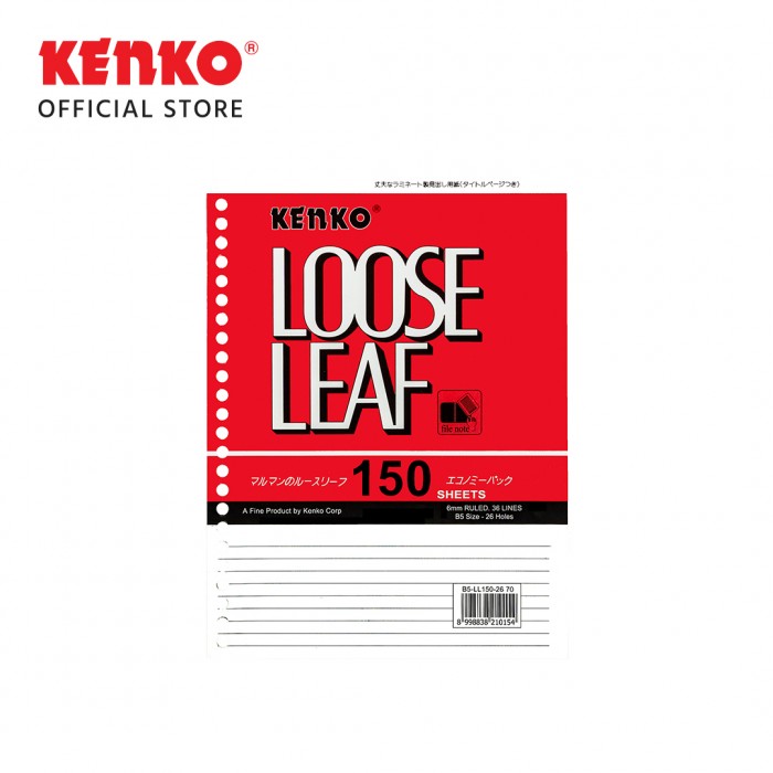 LOOSE LEAF B5-LL 150-2670 (150 Sheet)