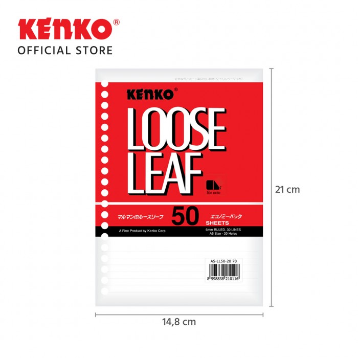 LOOSE LEAF A5-LL   50-2070 (50 Sheet)